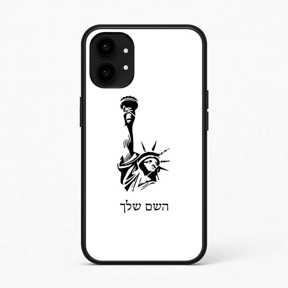 כיסוי בעיצוב אישי עם השם שלך לדגם - Nothing Phone (1) בעיצוב פסל החירות