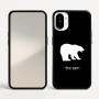 כיסוי בעיצוב אישי עם השם שלך לדגם - Nothing Phone (1) בעיצוב דוב