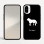 כיסוי בעיצוב אישי עם השם שלך לדגם - Nothing Phone (1) בעיצוב כלב