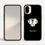 כיסוי בעיצוב אישי עם השם שלך לדגם - Nothing Phone (1) בעיצוב ראש פיל