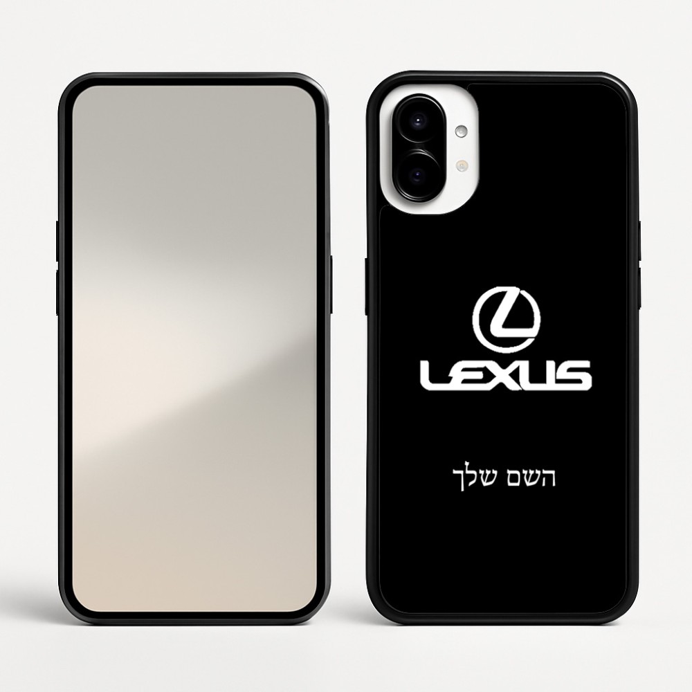 כיסוי בעיצוב אישי עם השם שלך לדגם - Nothing Phone (1) בעיצוב לקסוס