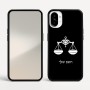 כיסוי בעיצוב אישי עם השם שלך לדגם - Nothing Phone (1) בעיצוב מזלות - מאזניים