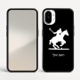 כיסוי בעיצוב אישי עם השם שלך לדגם - Nothing Phone (1) בעיצוב שחקן פולו - סוס