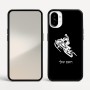 כיסוי בעיצוב אישי עם השם שלך לדגם - Nothing Phone (1) בעיצוב אופנוע שלג