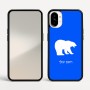 כיסוי בעיצוב אישי עם השם שלך לדגם - Nothing Phone (1) בעיצוב דוב