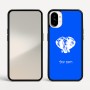 כיסוי בעיצוב אישי עם השם שלך לדגם - Nothing Phone (1) בעיצוב ראש פיל