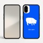 כיסוי בעיצוב אישי עם השם שלך לדגם - Nothing Phone (1) בעיצוב חזיר