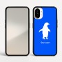 כיסוי בעיצוב אישי עם השם שלך לדגם - Nothing Phone (1) בעיצוב פינגווין