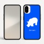 כיסוי בעיצוב אישי עם השם שלך לדגם - Nothing Phone (1) בעיצוב קרנף