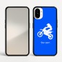 כיסוי בעיצוב אישי עם השם שלך לדגם - Nothing Phone (1) בעיצוב מוטוקרוס