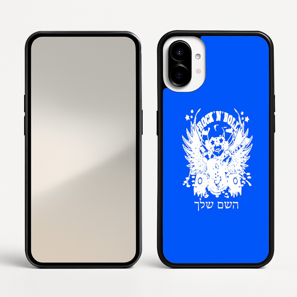 כיסוי בעיצוב אישי עם השם שלך לדגם - Nothing Phone (1) בעיצוב רוקנרול