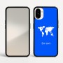 כיסוי בעיצוב אישי עם השם שלך לדגם - Nothing Phone (1) בעיצוב מפת העולם