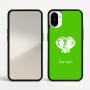 כיסוי בעיצוב אישי עם השם שלך לדגם - Nothing Phone (1) בעיצוב ראש פיל