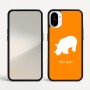 כיסוי בעיצוב אישי עם השם שלך לדגם - Nothing Phone (1) בעיצוב קרנף