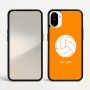 כיסוי בעיצוב אישי עם השם שלך לדגם - Nothing Phone (1) בעיצוב כדור כדורעף