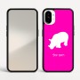 כיסוי בעיצוב אישי עם השם שלך לדגם - Nothing Phone (1) בעיצוב קרנף
