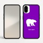 כיסוי בעיצוב אישי עם השם שלך לדגם - Nothing Phone (1) בעיצוב דוב