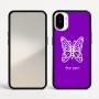 כיסוי בעיצוב אישי עם השם שלך לדגם - Nothing Phone (1) בעיצוב פרפר