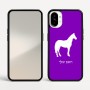 כיסוי בעיצוב אישי עם השם שלך לדגם - Nothing Phone (1) בעיצוב סוס