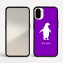 כיסוי בעיצוב אישי עם השם שלך לדגם - Nothing Phone (1) בעיצוב פינגווין