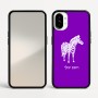 כיסוי בעיצוב אישי עם השם שלך לדגם - Nothing Phone (1) בעיצוב זברה