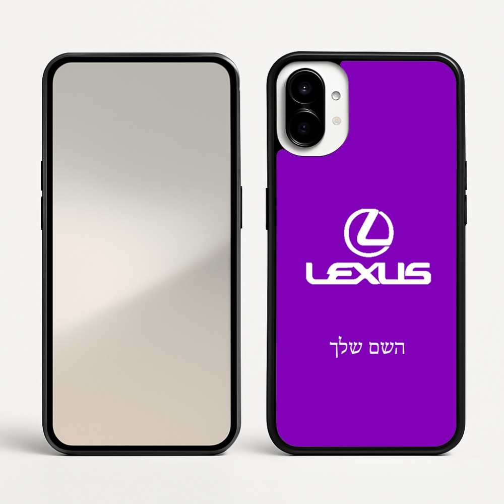 כיסוי בעיצוב אישי עם השם שלך לדגם - Nothing Phone (1) בעיצוב לקסוס