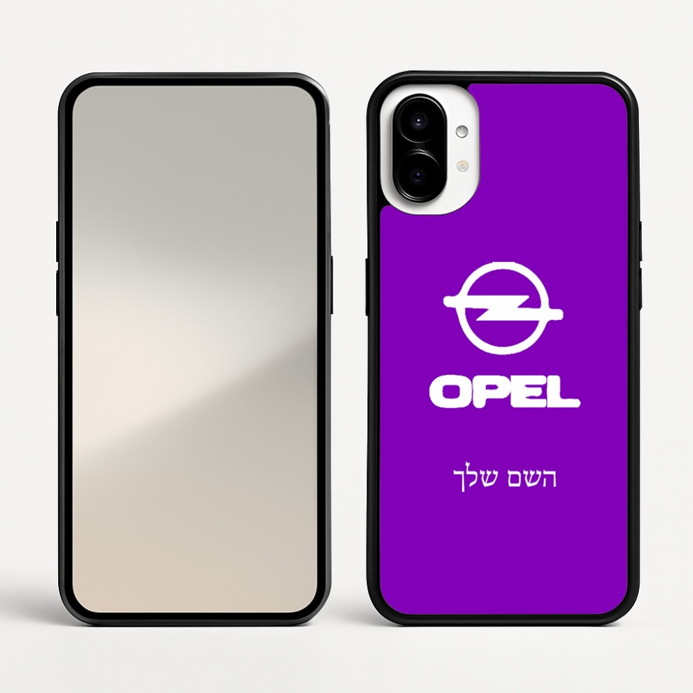 כיסוי בעיצוב אישי עם השם שלך לדגם - Nothing Phone (1) בעיצוב אופל