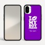 כיסוי בעיצוב אישי עם השם שלך לדגם - Nothing Phone (1) בעיצוב נשקי את חבר שלי