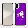 כיסוי בעיצוב אישי עם השם שלך לדגם - Nothing Phone (1) בעיצוב מוטוקרוס