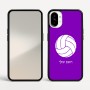 כיסוי בעיצוב אישי עם השם שלך לדגם - Nothing Phone (1) בעיצוב כדור כדורעף