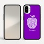 כיסוי בעיצוב אישי עם השם שלך לדגם - Nothing Phone (1) בעיצוב הדפס תפוח