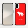 כיסוי בעיצוב אישי עם השם שלך לדגם - Nothing Phone (1) בעיצוב כלב