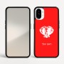 כיסוי בעיצוב אישי עם השם שלך לדגם - Nothing Phone (1) בעיצוב ראש פיל