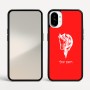 כיסוי בעיצוב אישי עם השם שלך לדגם - Nothing Phone (1) בעיצוב ראש סוס