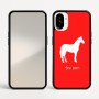 כיסוי בעיצוב אישי עם השם שלך לדגם - Nothing Phone (1) בעיצוב סוס