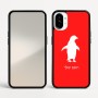 כיסוי בעיצוב אישי עם השם שלך לדגם - Nothing Phone (1) בעיצוב פינגווין