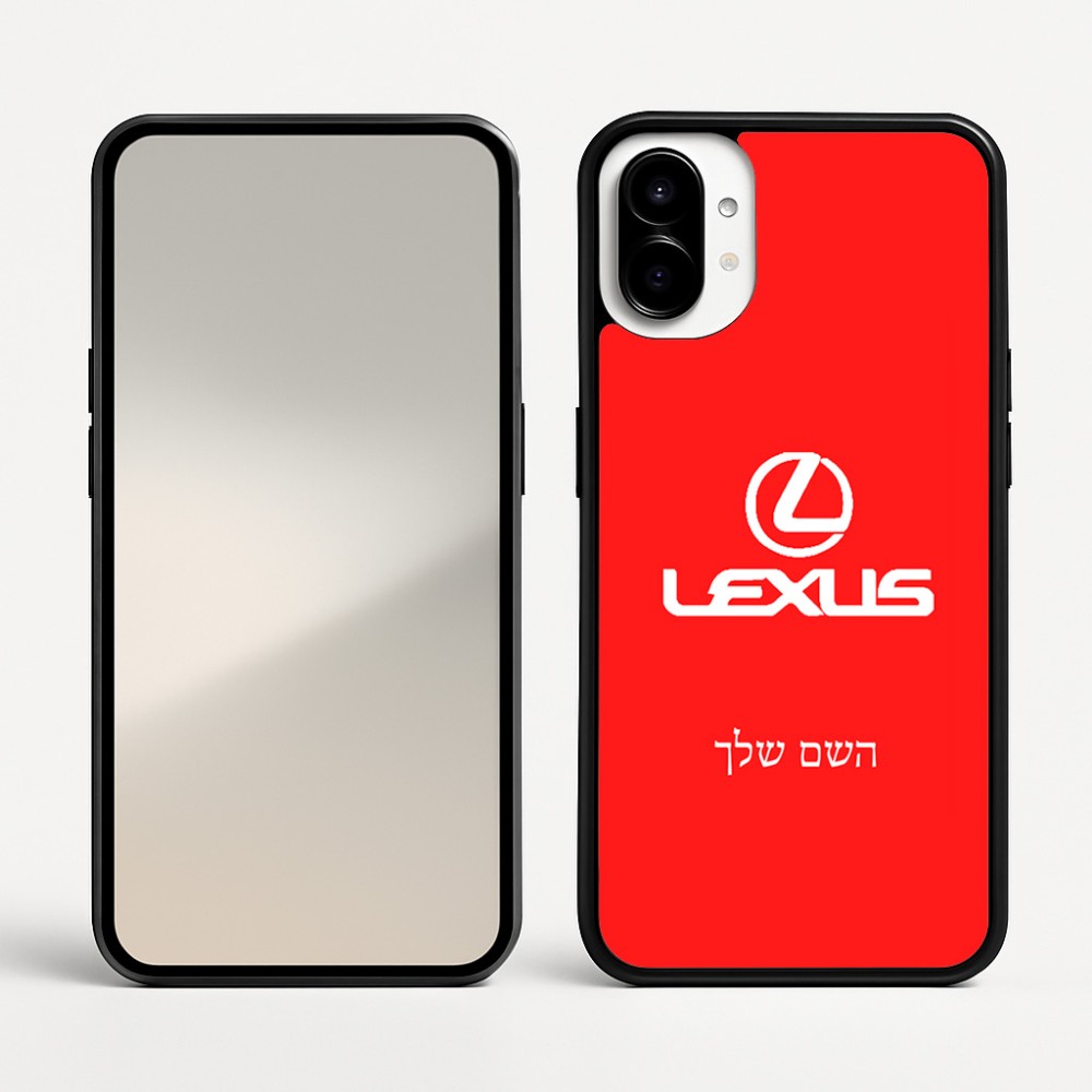 כיסוי בעיצוב אישי עם השם שלך לדגם - Nothing Phone (1) בעיצוב לקסוס