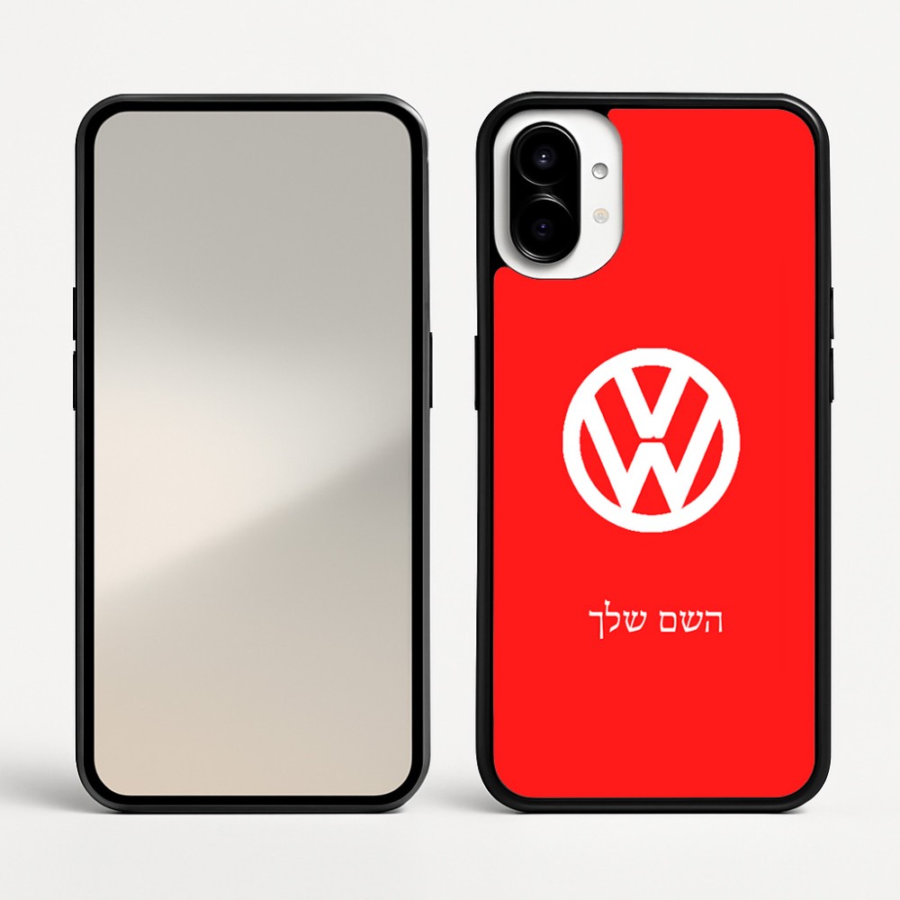 כיסוי בעיצוב אישי עם השם שלך לדגם - Nothing Phone (1) בעיצוב פולקסווגן