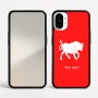 כיסוי בעיצוב אישי עם השם שלך לדגם - Nothing Phone (1) בעיצוב מזלות - שור