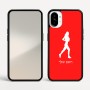 כיסוי בעיצוב אישי עם השם שלך לדגם - Nothing Phone (1) בעיצוב רץ רץ אישה