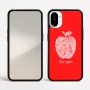 כיסוי בעיצוב אישי עם השם שלך לדגם - Nothing Phone (1) בעיצוב הדפס תפוח