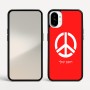 כיסוי בעיצוב אישי עם השם שלך לדגם - Nothing Phone (1) בעיצוב סמל השלום