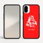 כיסוי בעיצוב אישי עם השם שלך לדגם - Nothing Phone (1) בעיצוב סנטה קלאוס