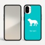 כיסוי בעיצוב אישי עם השם שלך לדגם - Nothing Phone (1) בעיצוב כלב