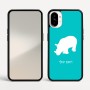 כיסוי בעיצוב אישי עם השם שלך לדגם - Nothing Phone (1) בעיצוב קרנף