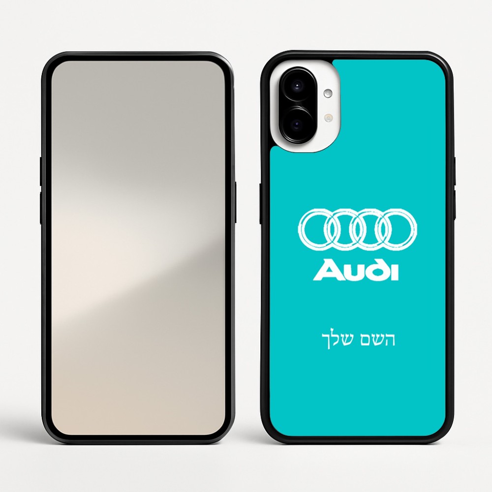 כיסוי בעיצוב אישי עם השם שלך לדגם - Nothing Phone (1) בעיצוב אאודי