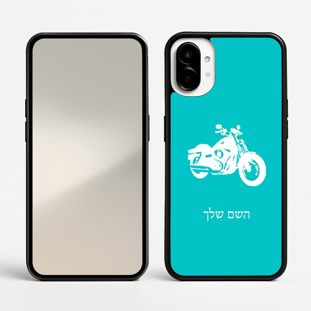 כיסוי בעיצוב אישי עם השם שלך לדגם - Nothing Phone (1) בעיצוב הארלי-דיווידסון