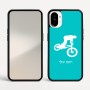 כיסוי בעיצוב אישי עם השם שלך לדגם - Nothing Phone (1) בעיצוב רוכב אופניים