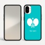 כיסוי בעיצוב אישי עם השם שלך לדגם - Nothing Phone (1) בעיצוב פינג פונג