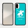 כיסוי בעיצוב אישי עם השם שלך לדגם - Nothing Phone (1) בעיצוב שחקן פולו - סוס